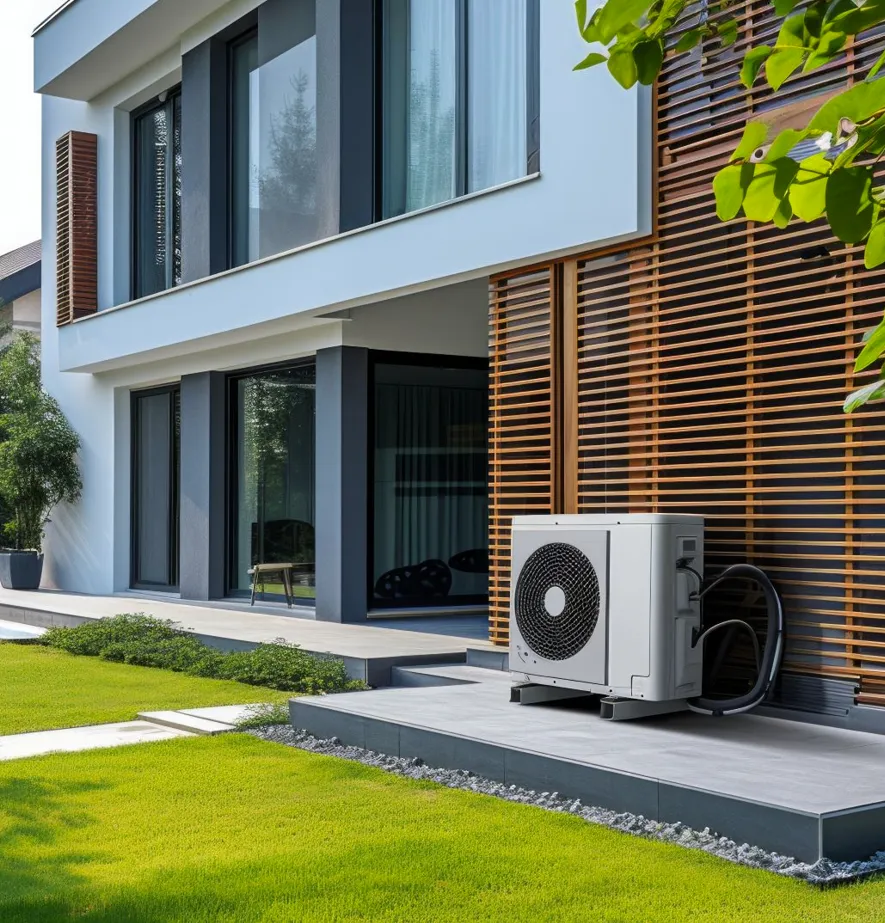 Zakaj toplotne črpalke - sodobna hiša s toplotno črpalko